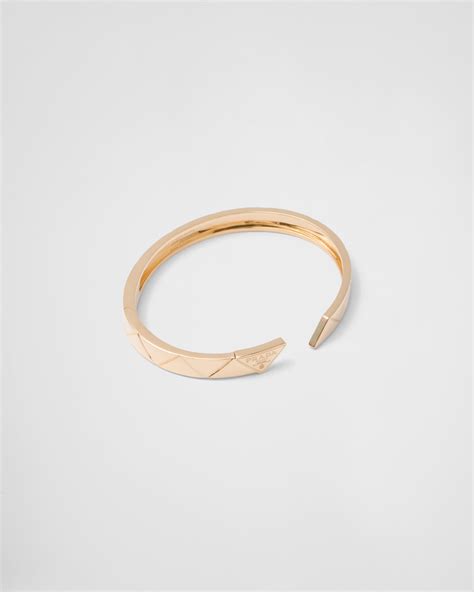 prada technical bracelet|Gold Metal Bracelet .